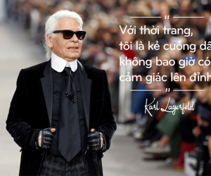 Karl Lagerfeld từng khẳng định: 'Với thời trang, tôi là kẻ cuồng dâm'