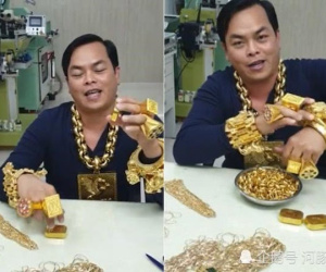Đại gia người Việt lên báo nước ngoài nhờ đắp 13kg vàng lên người