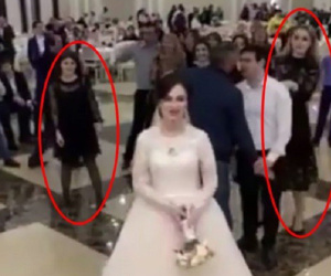 Có một bó hoa cưới mà ai cũng muốn lấy chồng, 2 cô gái lao vào cấu xé nhau tơi tả trước quan viên hai họ