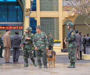 Nhiều lớp an ninh thắt chặt tối đa tại ga Đồng Đăng trước Thượng đỉnh Mỹ-Triều