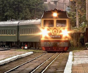 Đoàn tàu bọc thép Triều Tiên đã rời Đồng Đăng trở lại ga Bằng Tường