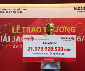 Chọn số theo sinh nhật con, một người Sài Gòn trúng số gần 22 tỷ đồng