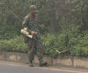 Video: Công binh dò mìn trên Đại lộ Thăng Long, đảm bảo an ninh cho đoàn Triều Tiên