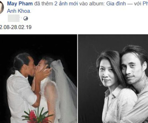 Kỷ niệm ngày cưới, bà xã Phạm Anh Khoa 'nhắc nhẹ' chồng bằng hành động đơn giản