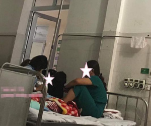 Hội chị em tranh cãi dữ dội vì hành động trùm chăn nhạy cảm của anh chồng 98 trong phòng bệnh viện đông đúc