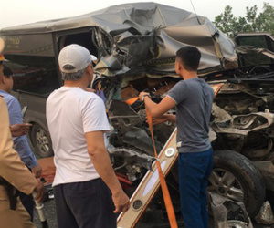 Tài xế xe khách gây tai nạn 4 người thương vong trên cao tốc Pháp Vân-Cầu Giẽ khai gì?