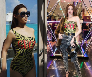 Đụng hàng một bộ bodysuit: Huyền Baby chỉ đơn thuần phô diễn vóc dáng, Hà Hồ lại mix đồ cực cao tay khó ai sánh kịp