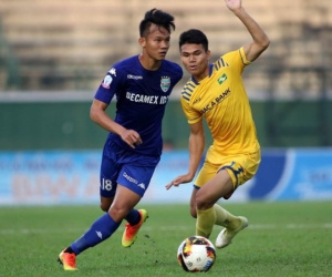 Đánh bại Bình Dương 2-1, SLNA vươn lên vị trí thứ 3