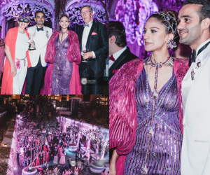 Cặp đôi tỷ phú Ấn Độ lộng lẫy cùng các khách mời đại gia vào đêm tiệc 'Pink Party' đầu tiên ở Phú Quốc