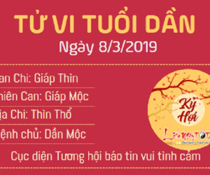 Tử vi thứ 6 ngày 8/3/2019 của 12 con giáp: Dậu được quý nhân trợ mệnh, Thân bị kẻ thứ 3 phá đám