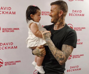 Cô bé đáng yêu khiến David Beckham 'mê mẩn' khi tới Việt Nam là ai?