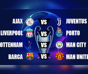 Bốc thăm tứ kết Champions League: M.U đen đủi đụng Barca, nội chiến Tottenham vs Man City