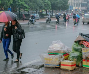 Dự báo thời tiết 18/3: Hà Nội mưa phùn rả rích