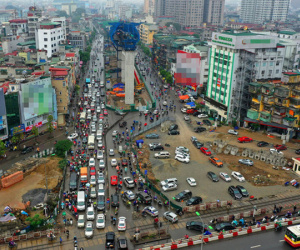 Đường Trường Chinh dở dang sau 5 năm thi công mở rộng