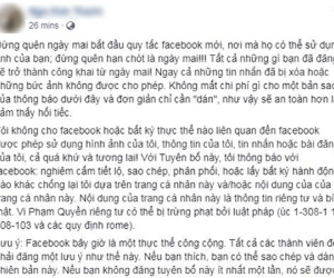 Trò lừa 'công khai ảnh riêng tư' xuất hiện trên Facebook