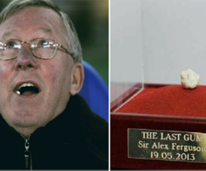 Bã kẹo cao su của Alex Ferguson được bán với giá 517.000 đôla