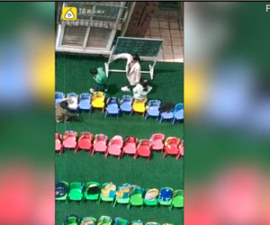 Trung Quốc: Trẻ mầm non bị giáo viên quật thước liên tiếp xuống đầu