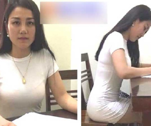 Bắt quả tang một hotgirl ăn trộm vàng ở Điện Biên
