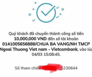 Chùa Ba Vàng có được mở tài khoản ngân hàng 'thu tiền gọi vong'?