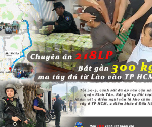 [Infographic] Ông 'trùm' người Trung Quốc đưa 300 kg ma túy đá vào TP HCM như thế nào?