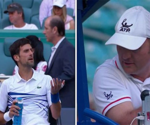 Djokovic dọa bỏ cuộc tại vòng ba Miami Mở rộng