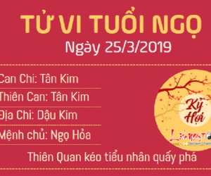 Tử vi thứ 2 ngày 25/3/2019 của 12 con giáp: Thìn có cơ hội thăng quan, Ngọ bị tiểu nhân quấy phá