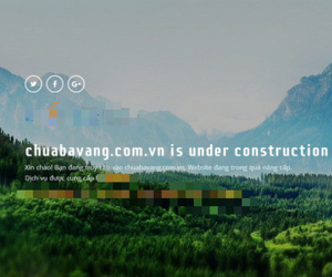 Website chùa Ba Vàng tạm thời không thể truy cập được
