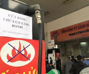 Nhiều cây xăng Hà Nội dừng bán RON 95