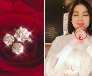 Phạm Hương khoe bộ 'sính lễ cầu hôn' bằng kim cương cỡ lớn của ông xã