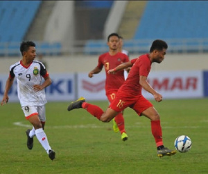Thắng nhọc U23 Brunei, U23 Indonesia đẩy U23 Việt Nam vào thế khó