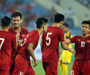 Vì sao cầu thủ U-23 VN mặc áo đấu không có tên sau lưng?