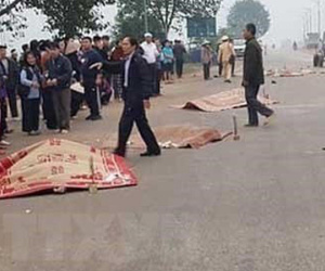 Xe khách đâm đoàn đưa tang làm 7 người chết chạy với tốc độ 78km/giờ
