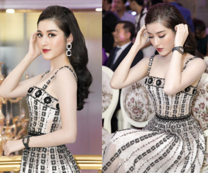 Huyền My đeo đồng hồ 3 tỷ đồng đi sự kiện