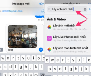 Cách gửi ảnh qua iMessage hoặc AirDrop chỉ với một cú chạm