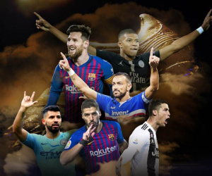 Chiếc giày Vàng châu Âu 2018/19: Mbappe kiên trì bám đuổi Messi