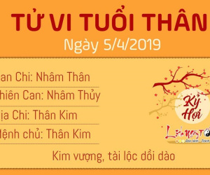 Tử vi ngày 5/4/2019 thứ 6 của 12 con giáp: Tị được quý nhân nâng đỡ, Dần bị kẻ thứ 3 phá nát hôn nhân
