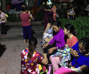 Cháy ở Bệnh viện Nhi Trung ương, bệnh nhân náo loạn