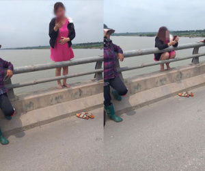 Định nhảy cầu tự vẫn, mẹ bầu thức tỉnh sau một câu nói của bác gái đi đường