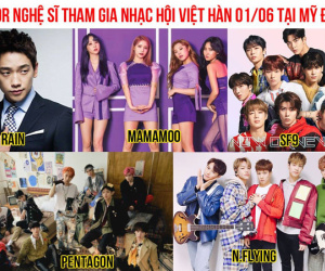 Xôn xao tin đồn Bi Rain, MAMAMOO cùng nhiều nghệ sĩ Hàn sẽ tới Hà Nội biểu diễn vào ngày 1/6?