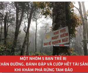 Công an điều tra nhóm 5 bạn trẻ đi du lịch Tam Đảo bị đánh đập và cướp tài sản