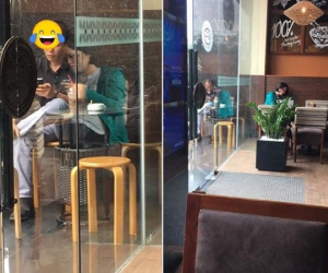 Bức ảnh 'gây lú' nhất năm: Đi cafe sáng một mình mà về lại có ảnh tình tứ bên người lạ