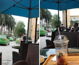 Cặp đôi hồn nhiên quấn nhau cả nửa tiếng giữa ngã tư đông đúc, mọi người xung quanh tò mò tưởng... bị dính môi