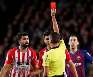 Xúc phạm trọng tài, Diego Costa của Atletico Madrid bị cấm 8 trận