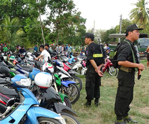 Cảnh sát vây bắt sòng bạc ở khu vực biên giới