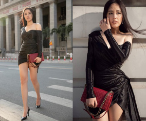 Mai Phương Thuý khoe chân dài miên man trên phố khiến fans ngây ngất