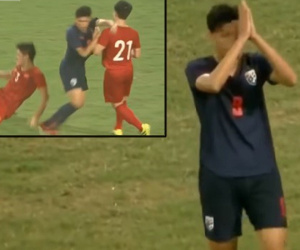 'Tội đồ' của Thái Lan chính thức nhận án phạt nặng vì lỗi huých vào cổ Đình Trọng