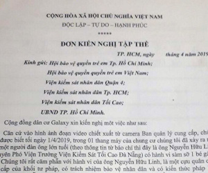 Vụ sàm sỡ bé gái: Xác nhận đơn tập thể kiến nghị khởi tố ông Nguyễn Hữu Linh