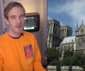 'Ăn theo' nhà thờ Đức Bà, PewDiePie phải xóa video YouTube