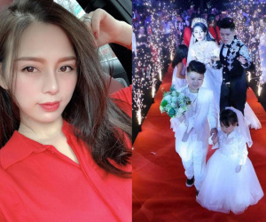 Cô dâu Thái Nguyên có 2 con, chồng mới tổ chức đám cưới 4 tỷ giờ ra sao?