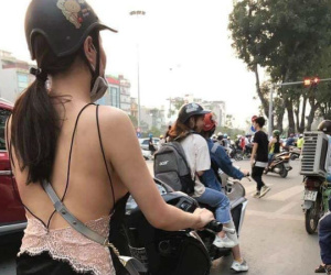 Vừa nắng nóng, 3 cô gái này đã mặc như không, 'lồ lộ' ra đường khiến nhiều người 'nóng mắt'